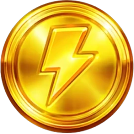 Coin symbol carrying a bet-multiplier value